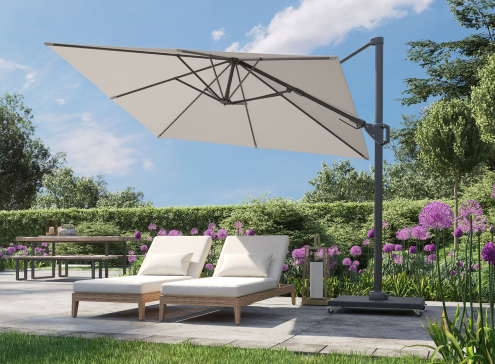 Shop jouw Platinum parasol bij Timmermans Tuinmeubelen!