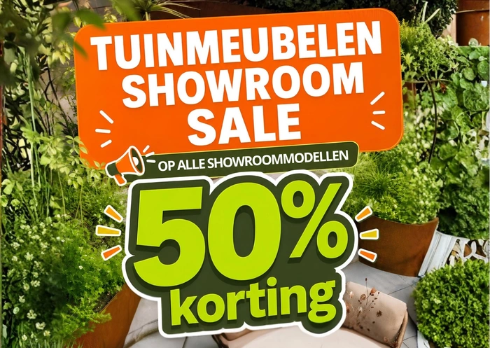 Tuinmeubelen Showroom Sale!