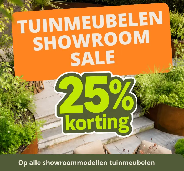 Tuinmeubelen Showroom Sale!